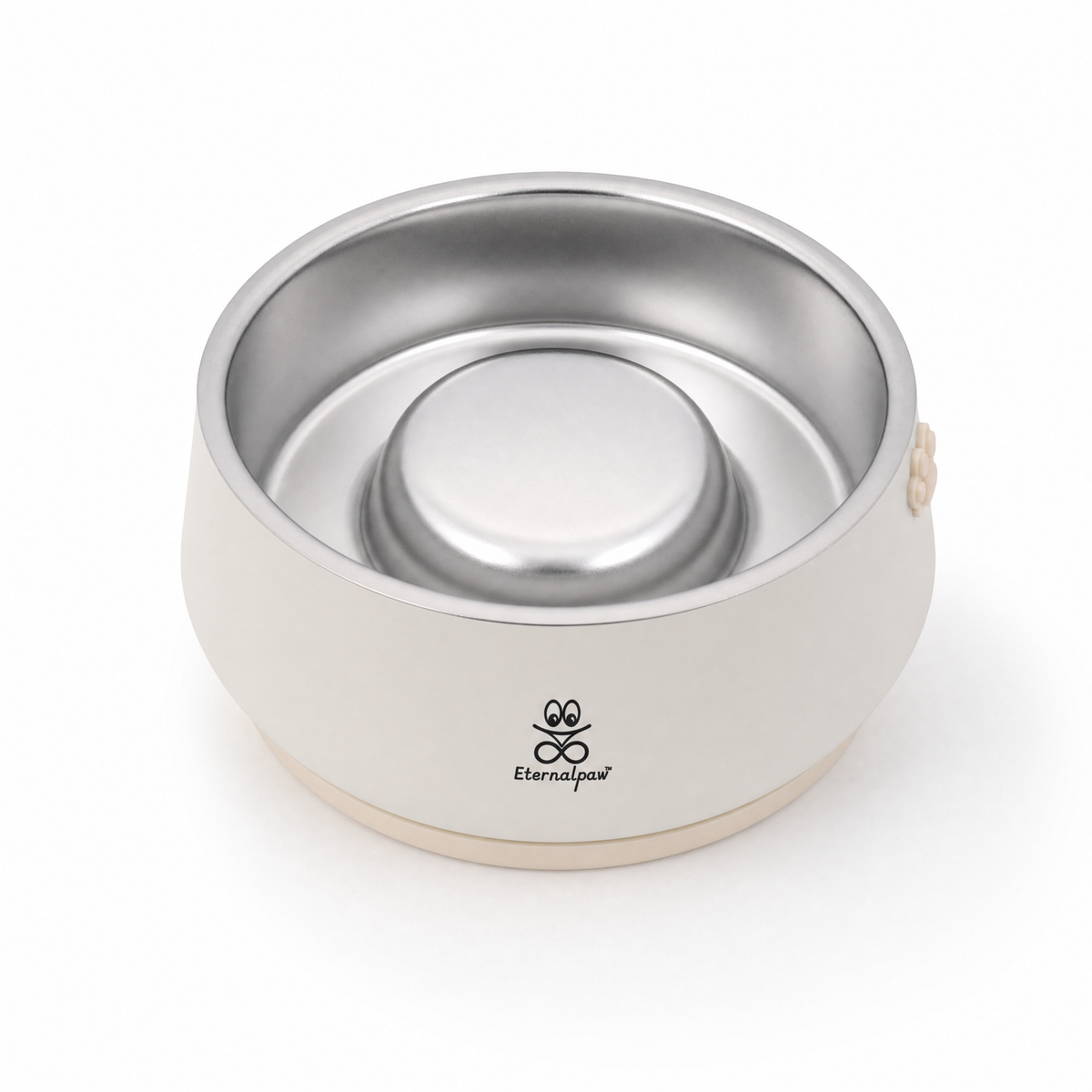 Eternalpaw 316L stainless steel slow feeder pet bowl