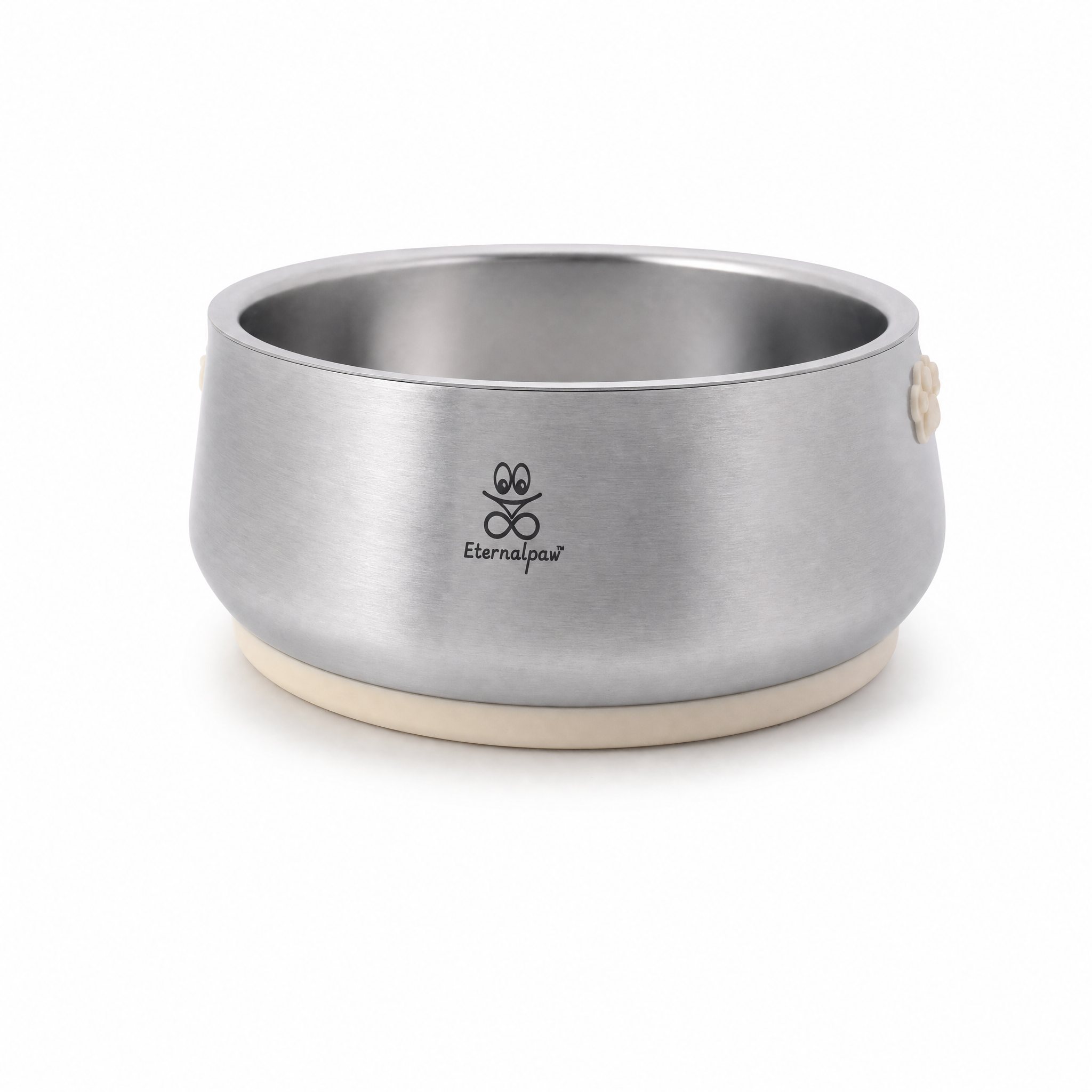 Stainless color Eternalpaw 316L pet bowl